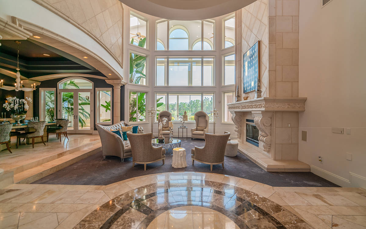 The formal living room of the home owned by NBA center DeMarcus Cousins. (Luxurious Real Estate)