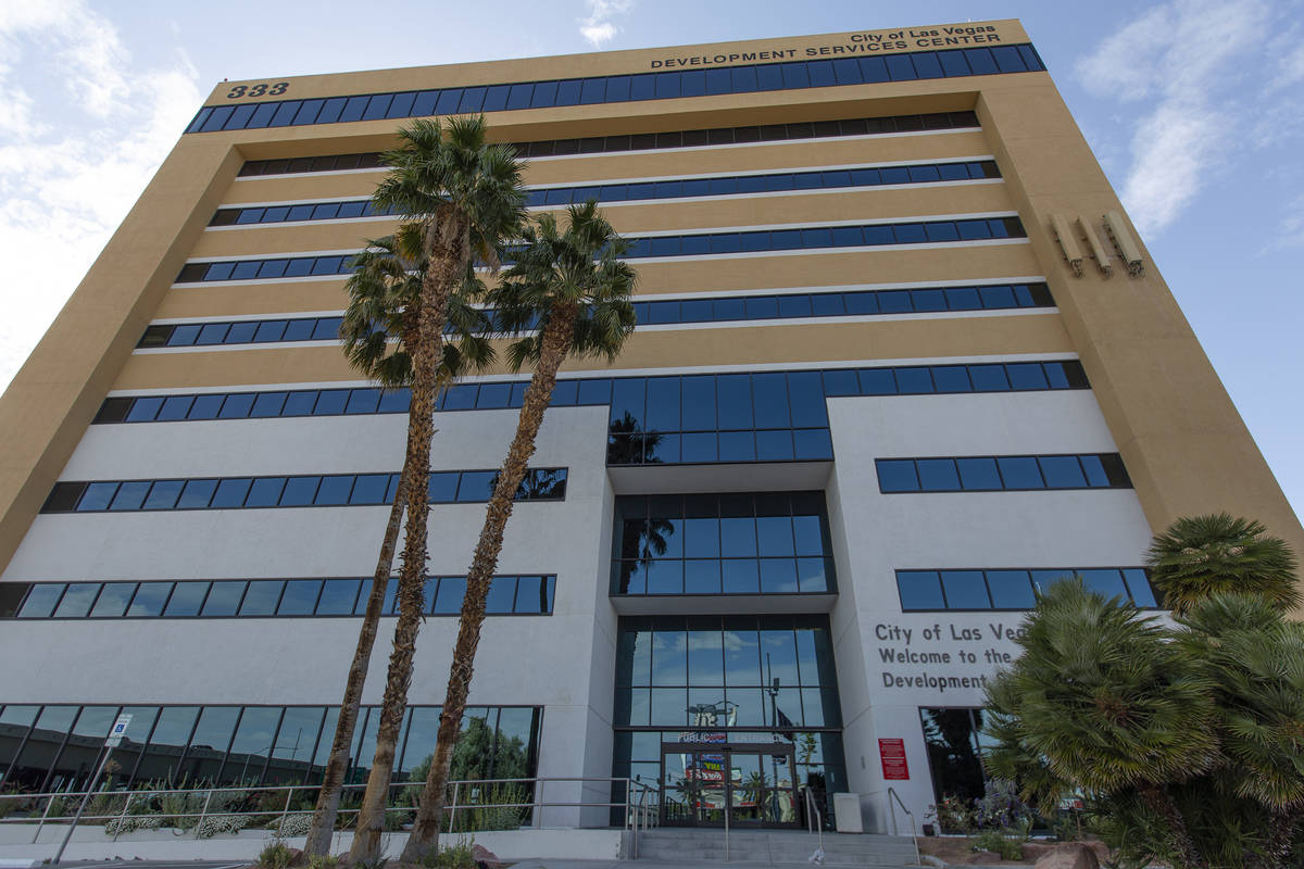 A nine-story office building owned by the City of Las Vegas at 333 North Rancho Drive is for sa ...