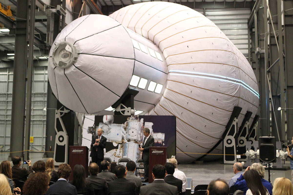 Bill Gerstenmaier, left, associate administrator of space operations for NASA, speaks during a ...