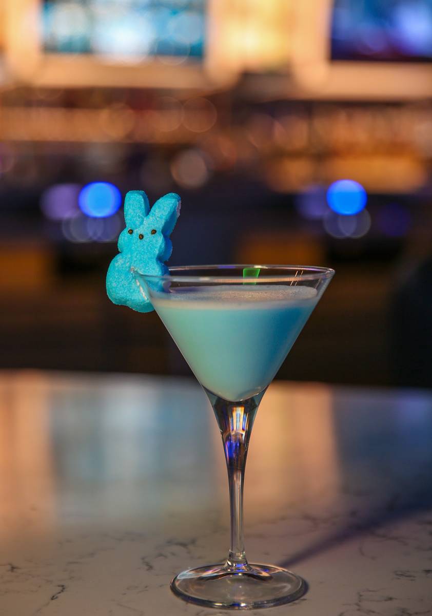 The Peeps-berry chocolate martini at The Strat. (Golden Entertainment)