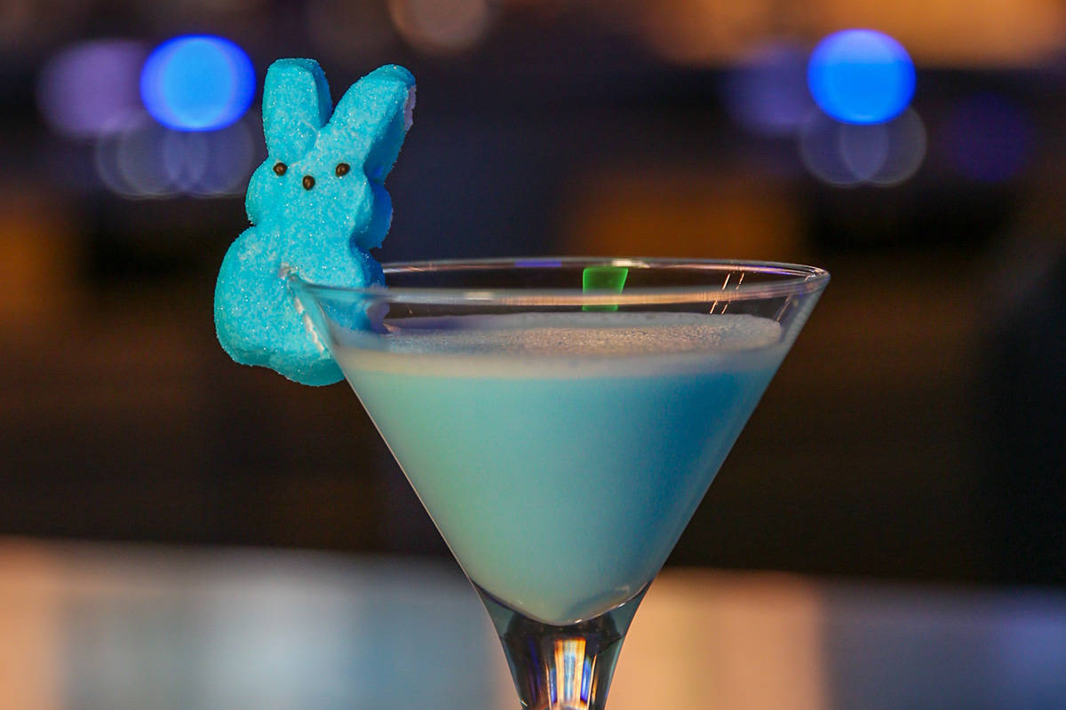 The Peeps-berry chocolate martini at The Strat. (Golden Entertainment)