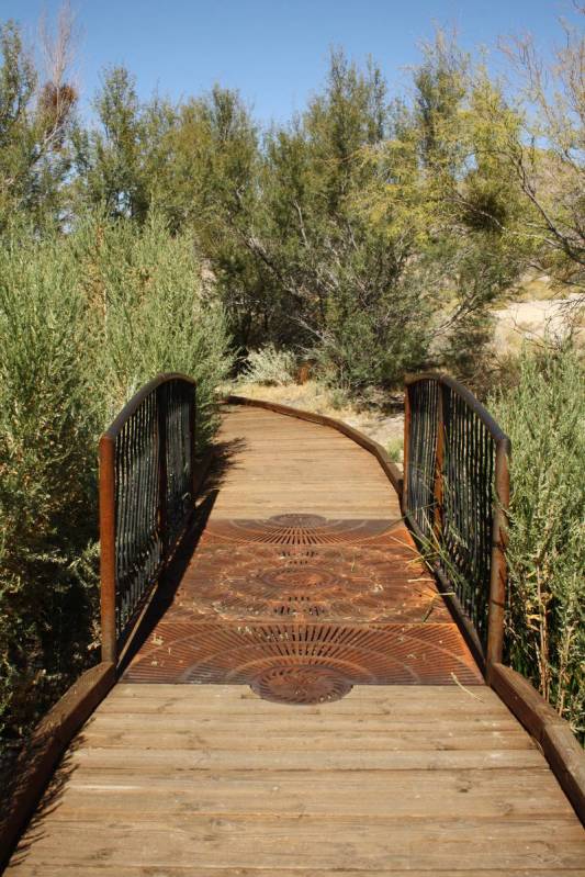 There is a quarter-mile looping boardwalk trail at the Point of Rocks Springs area. (Deborah Wall)