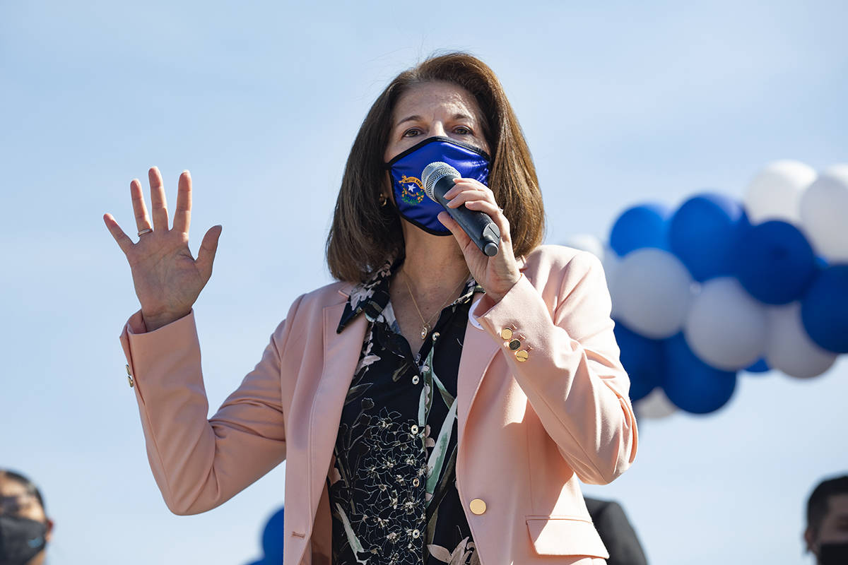 Sen. Catherine Cortez Masto, D-Nev. (Rachel Aston/Las Vegas Review-Journal)