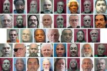 Top row, left-right: Ronald Altringer, 50; William Bell, 74; Paul Bouteiller, 73; Robert Bowman ...