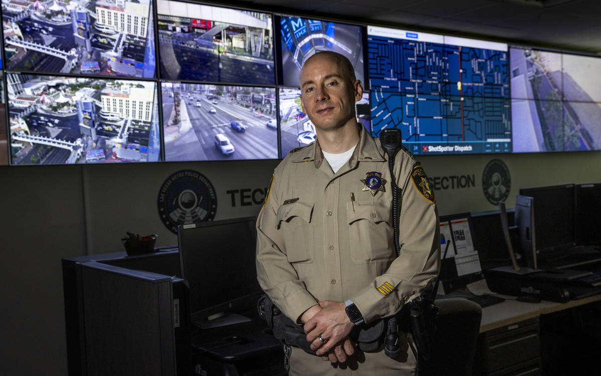 Lt. Bill Steinmetz with ShotSpotter Dispatch program up and running within the Fusion Watch dep ...