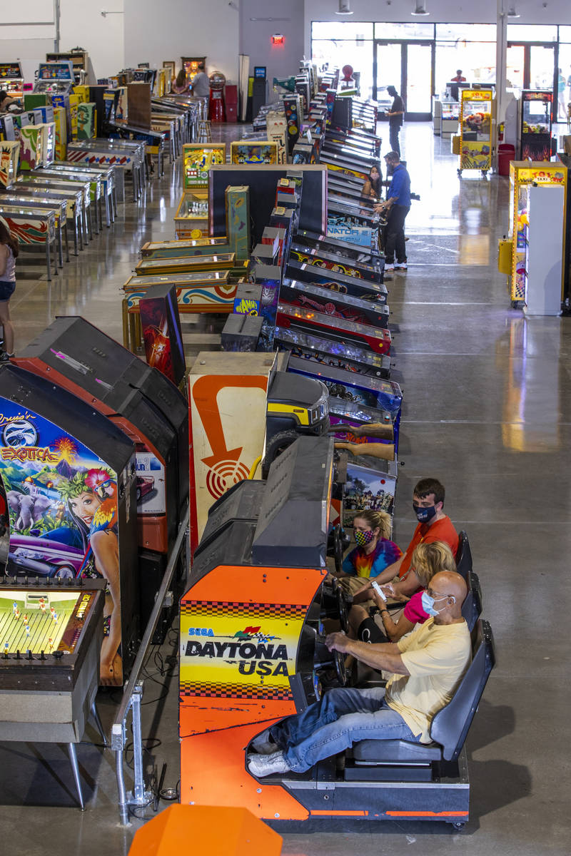 Inside the new Pinball Hall of Fame location on the Las Vegas