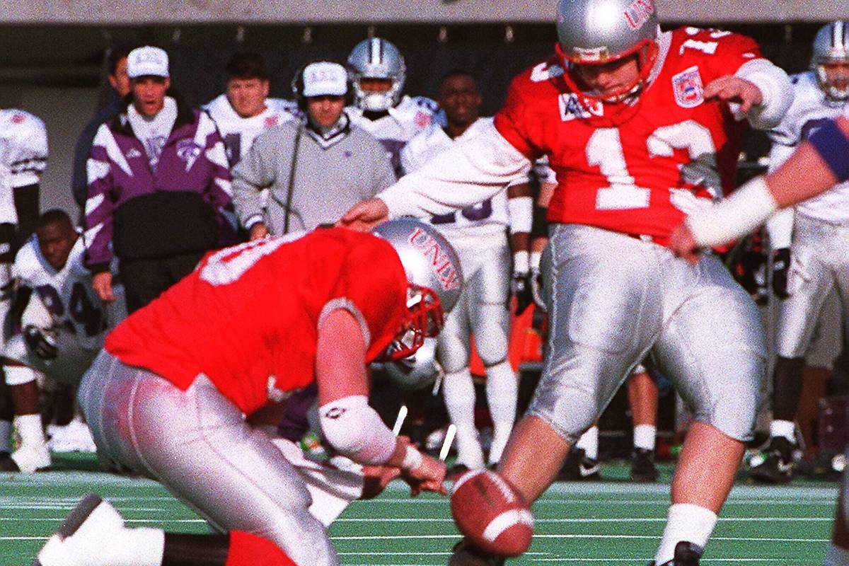 Nick "The Kick" Garritano scored UNLV's only points against Kansas State with this field goal. ...