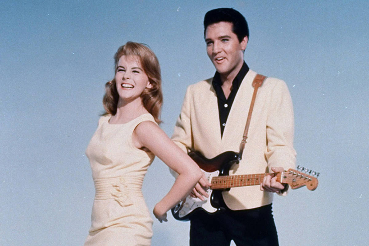 Elvis Presley and actress Ann-Margret shown in a publicity photo for the 1964 film, "Viva Las V ...