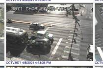 The intersection of West Charleston and South Jones boulevards on Monday, April 5, 2021. (Regio ...