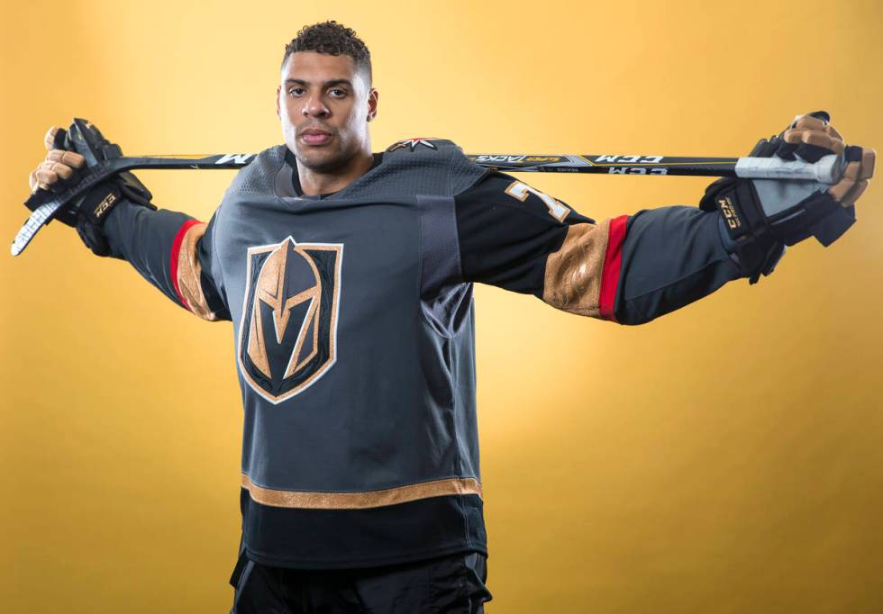 ADIDAS NHL LAS VEGAS Golden Knights - Away Jersey W/Strap Size 46 Ryan  Reaves