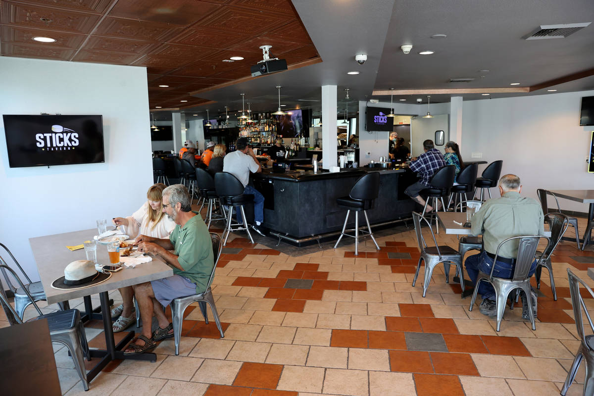 Sticks Tavern on Water Street opened Friday in downtown Henderson. (K.M. Cannon/Las Vegas Revie ...