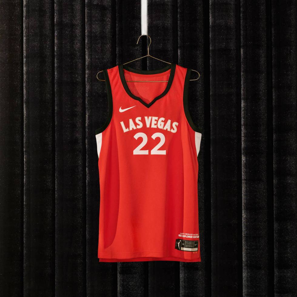 Las Vegas Aces Nike WNBA Rebel Jersey - A'ja Wilson