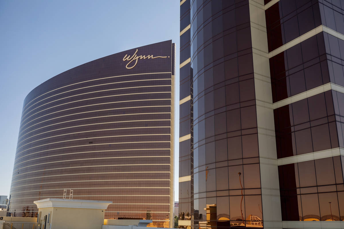 Wynn Las Vegas and Encore along the Las Vegas Strip. (Las Vegas Review-Journal)