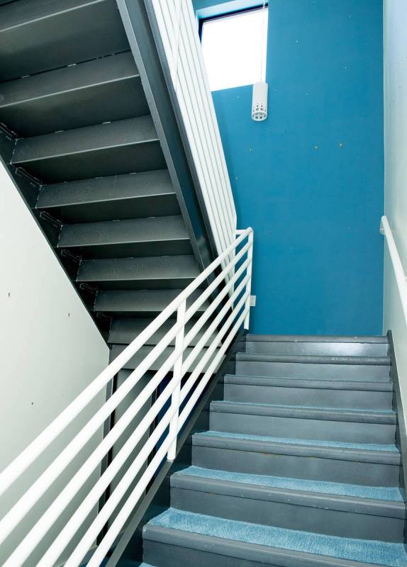 Stairs lead to upper rooms. (Tonya Harvey Real Estate Millions)