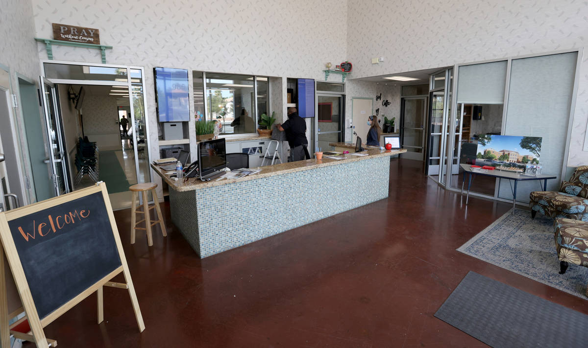 Capstone Christian Academy in Las Vegas Thursday, April 8, 2021. The new private school is set ...
