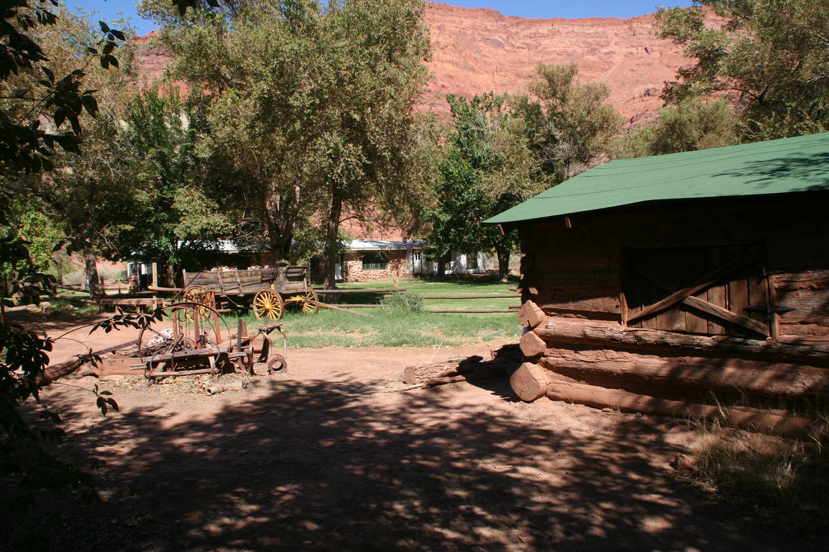 The 160-acre Lonely Dell Historic Ranch has been maintained by the National Park Service since ...