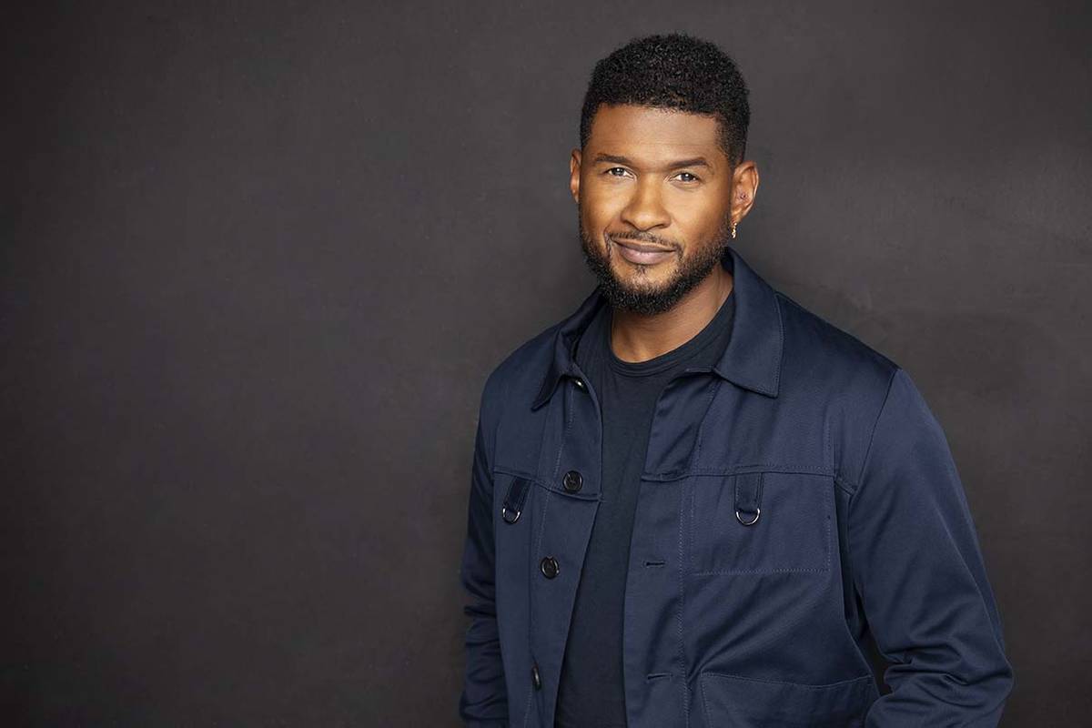 Usher announces residency at The Colosseum at Caesars Palace beginning in July. (Piper Ferguson)