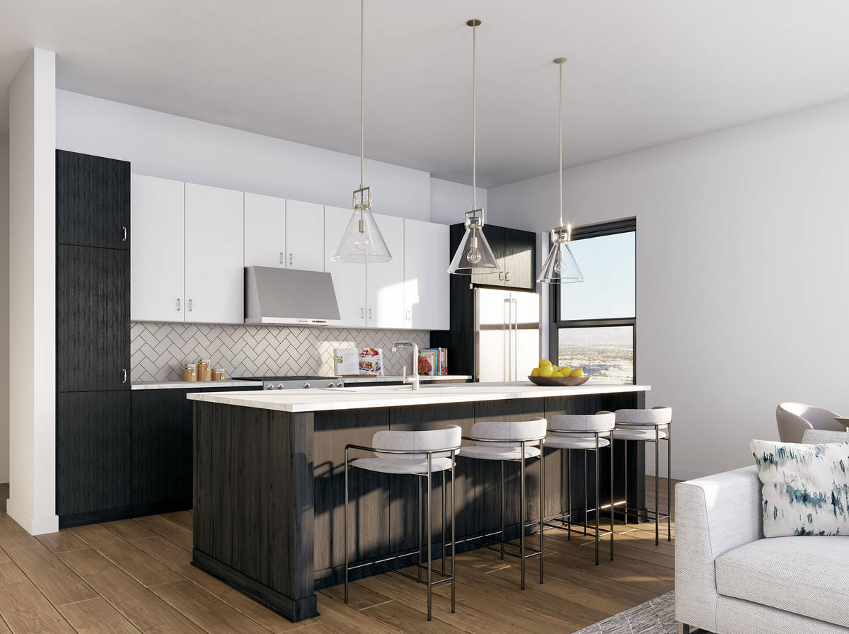 Auric Symphony Park at Symphony Park in downtown Las Vegas are available to rent starting at ju ...