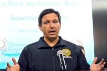 Florida Gov. Ron DeSantis, seen in April 2021. (AP Photo/Chris O'Meara)