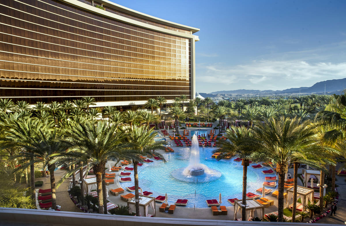 Take a dip in the pool at Red Rock Resort and then enjoy a Mega Dole Whip Sundae. (L.E. Baskow/ ...