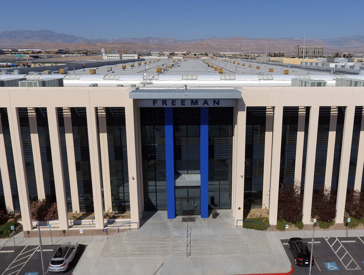 Freeman Las Vegas, headquarters for convention-services firm, at 6555 W. Sunset Road, is photog ...