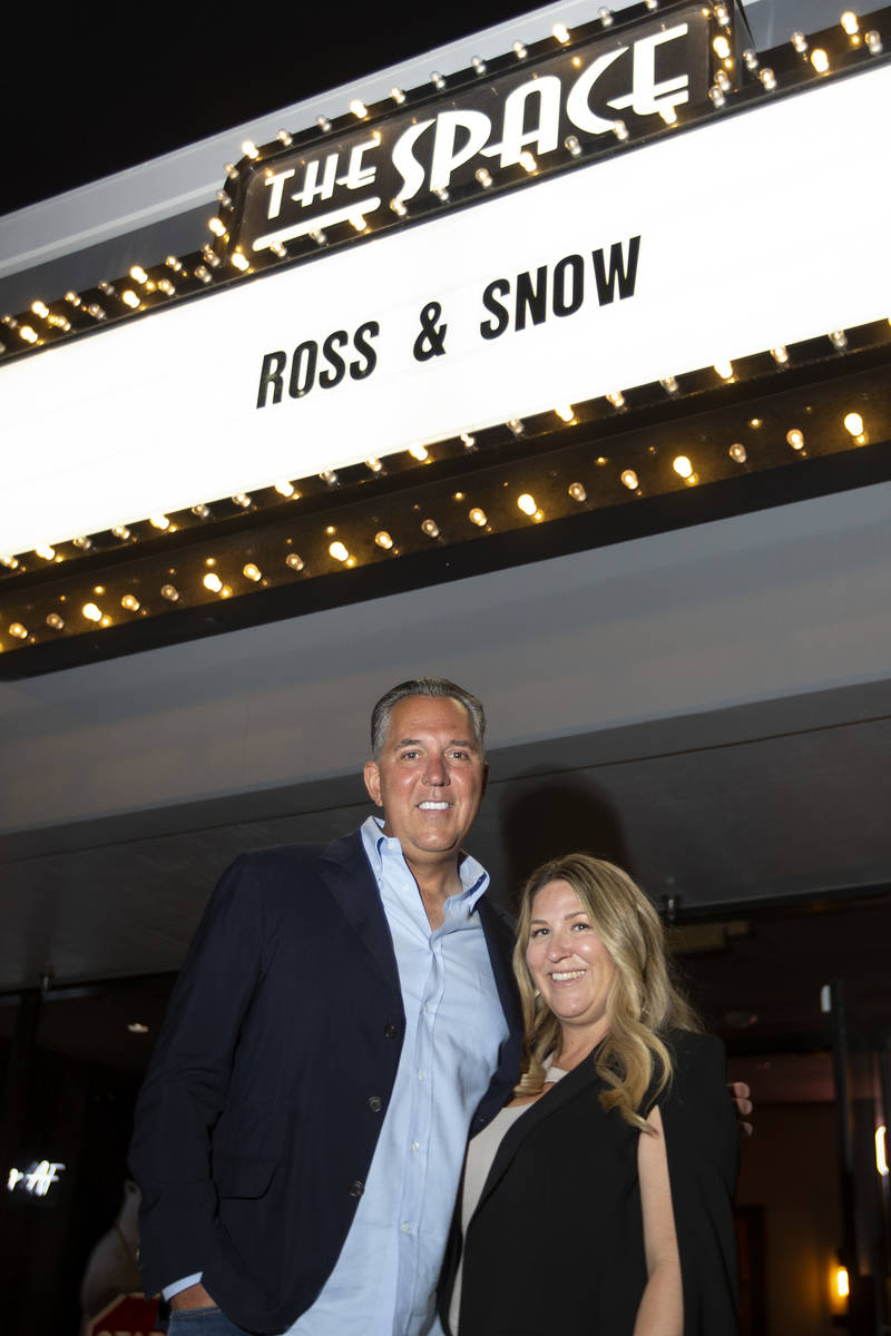 Meghan Mossler and Fred Mossler, co-founders of Vegas-based footwear brand Ross & Snow, at ...