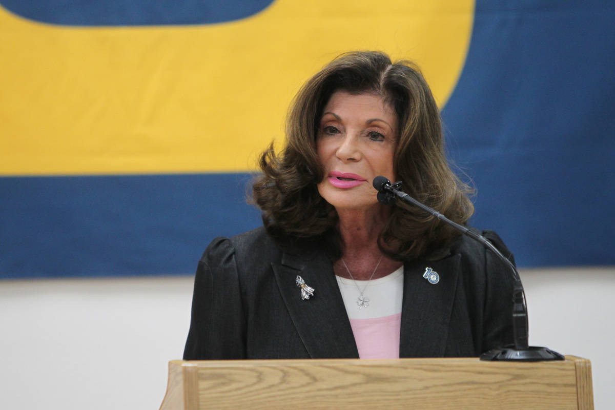 Shelley Berkley, chief executive officer and senior provost for Touro University Western Divisi ...