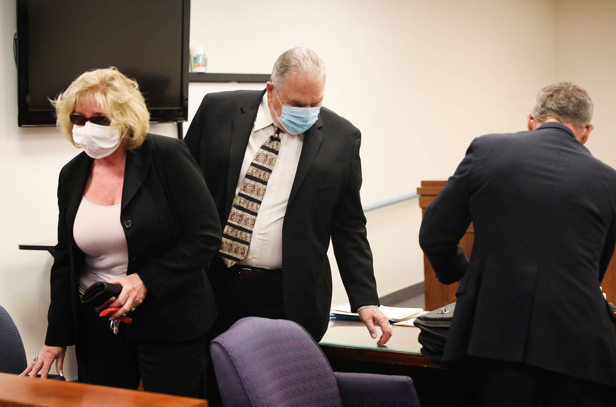 Patricia Chappuis, left, and Marcel Chappuis, center, the married owners of the now-shuttered N ...
