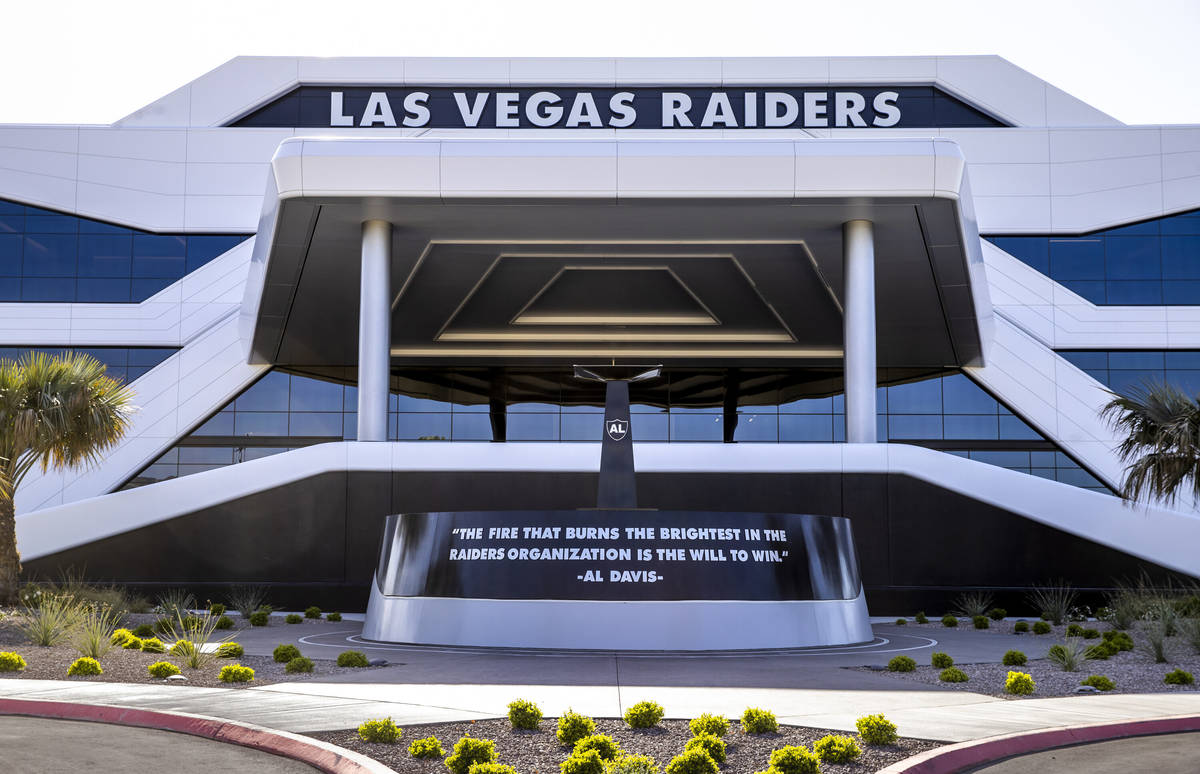 Raiders headquarters: Get an exclusive look inside $75M facility | Las Vegas Review-Journal