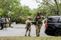 Austin police, SWAT and medical personnel respond to an active shooter situation located Great ...