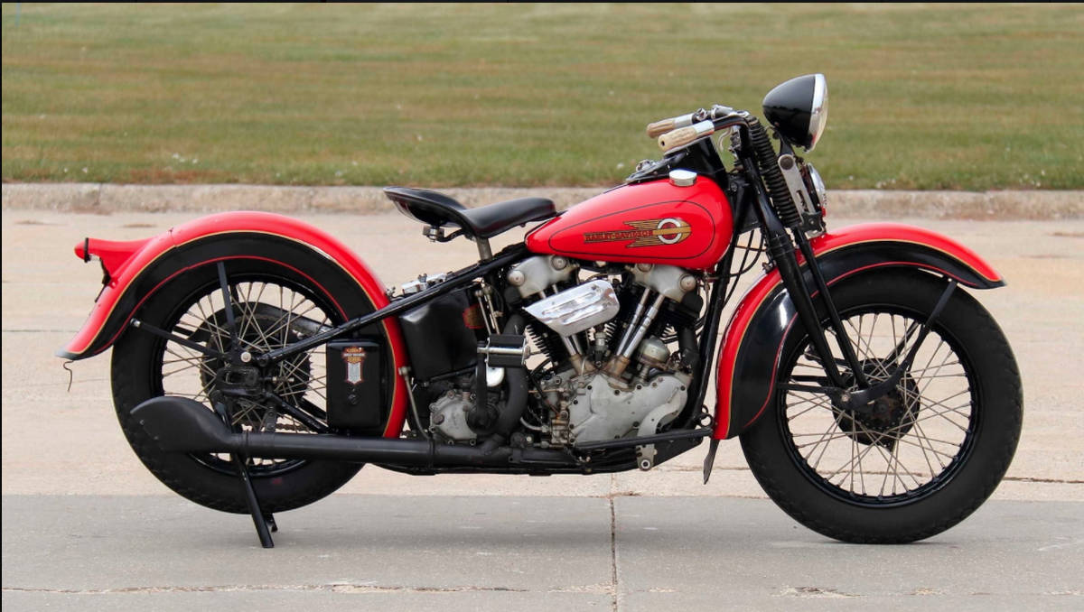 Mecum Auctions This 1936 Harley-Davidson EL was bought in 1994 from Dale Walksler of the Wheels ...