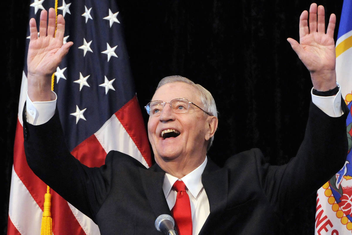 In an Oct. 30, 2012, file photo, former Vice President Walter Mondale, a former Minnesota senat ...