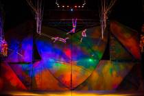 A scene from the Cirque du Soleil show "Mystere" at Treasure Island. (Cirque du Soleil)
