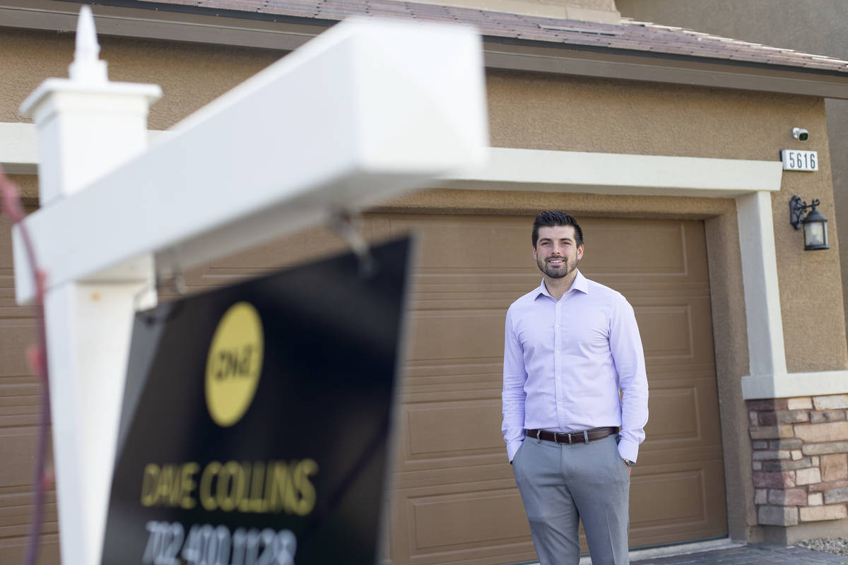 Jordan Rodriguez outside his home on Saturday, April 24, 2021, in Las Vegas. Rodriguez is selli ...