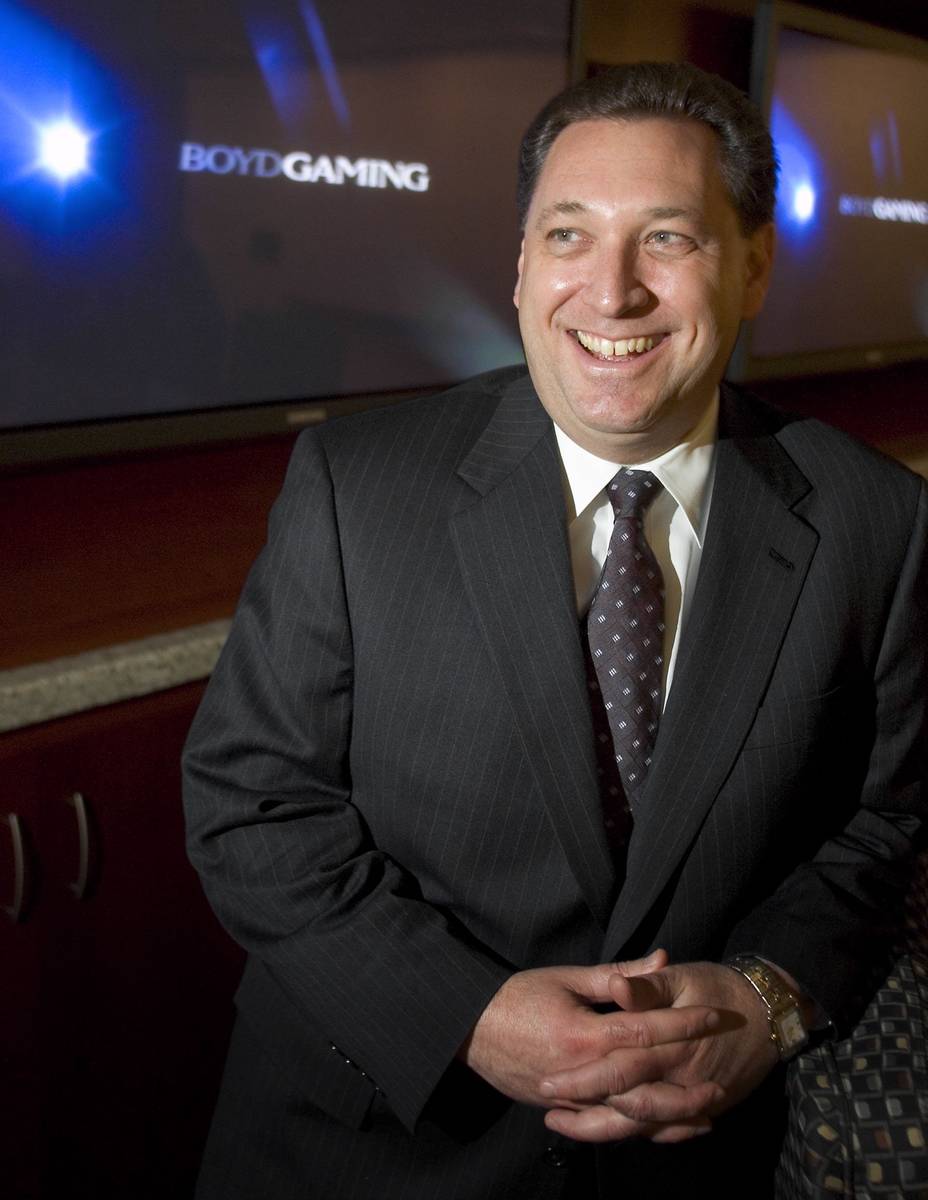 Boyd Gaming Corp. CEO Keith Smith seen February 17, 2005. Las Vegas Review-Journal photo by Cli ...