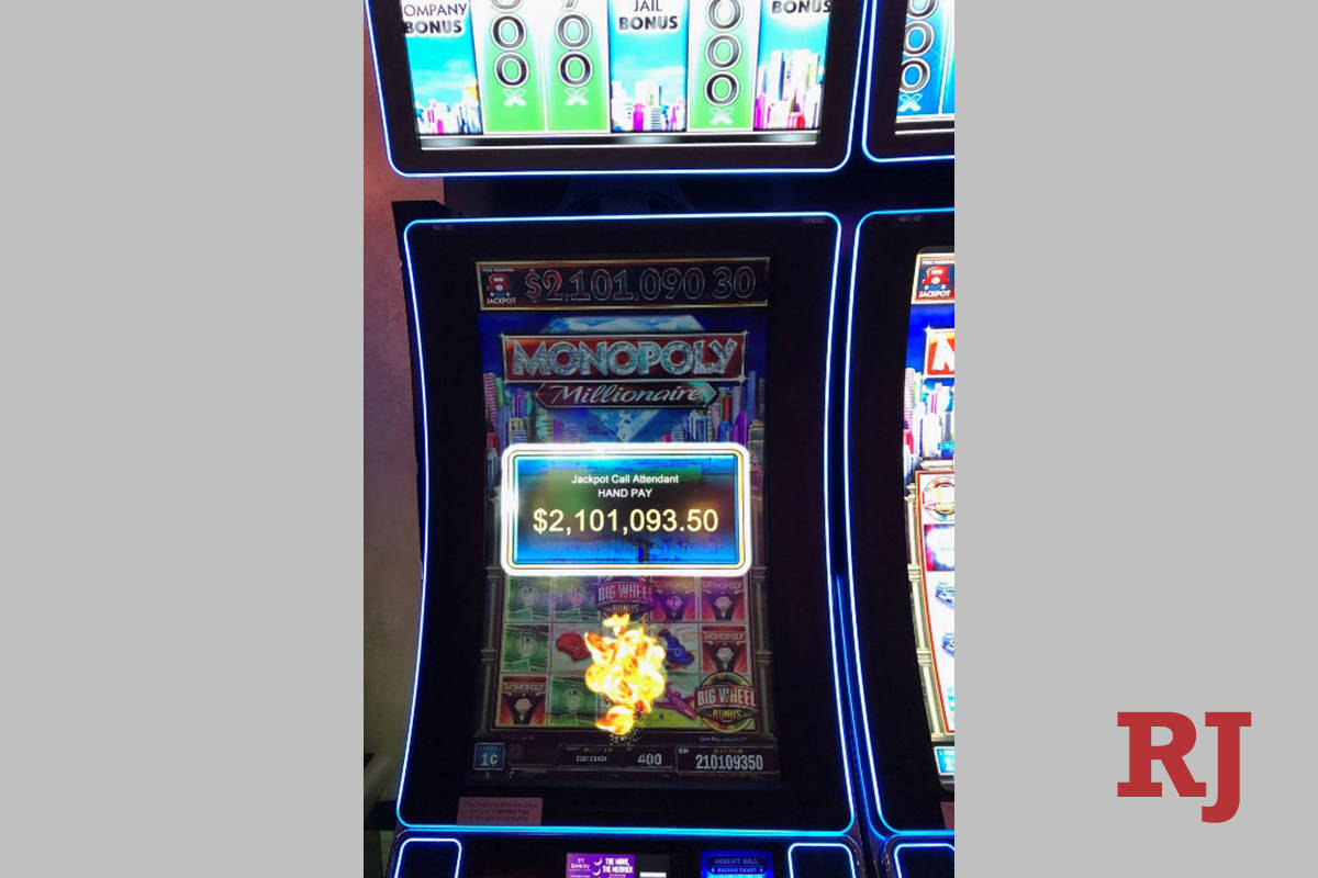 An Alaska resident hit a $2.1 million jackpot on a slot machine at The Cosmopolitan of Las Vega ...