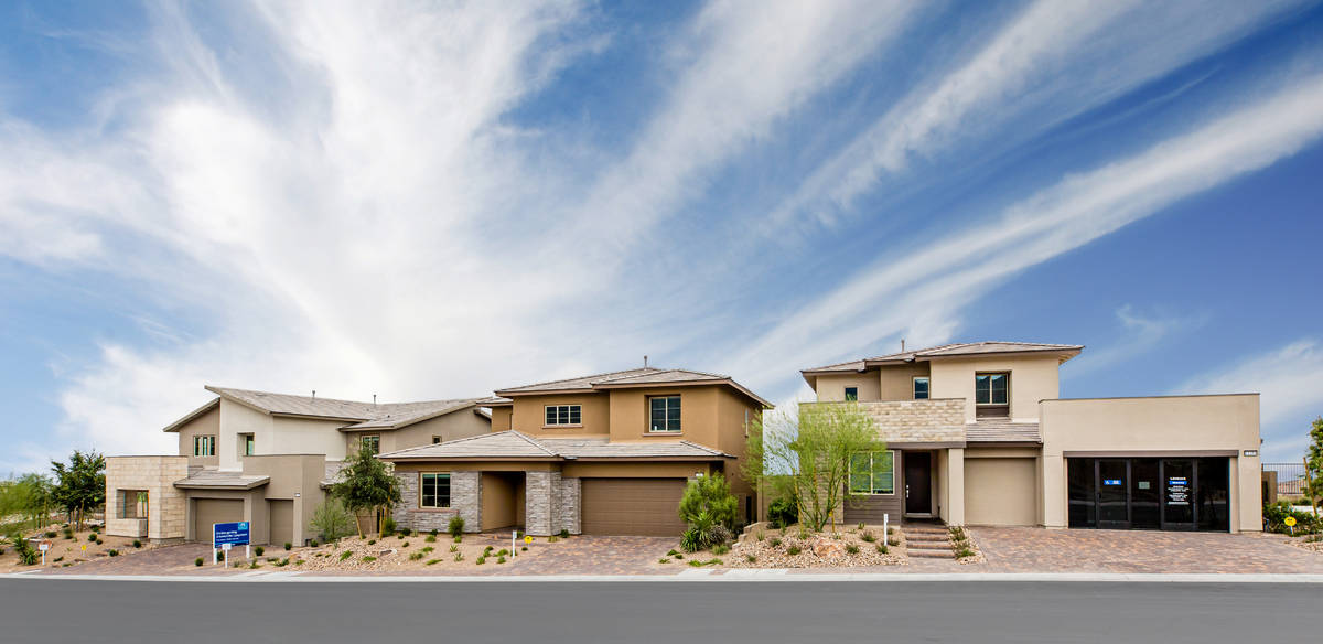 Graycliff in the village of Stonebridge at Summerlin is one of two neighborhoods offered by Len ...