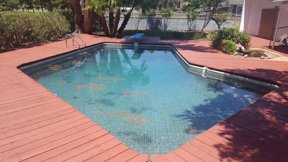 The pool at 2037 Ottawa Drive. (DeeDee Lopez)