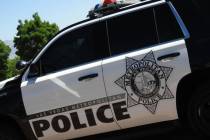 Las Vegas Metropolitan Police vehicle. (Las Vegas Review-Journal)