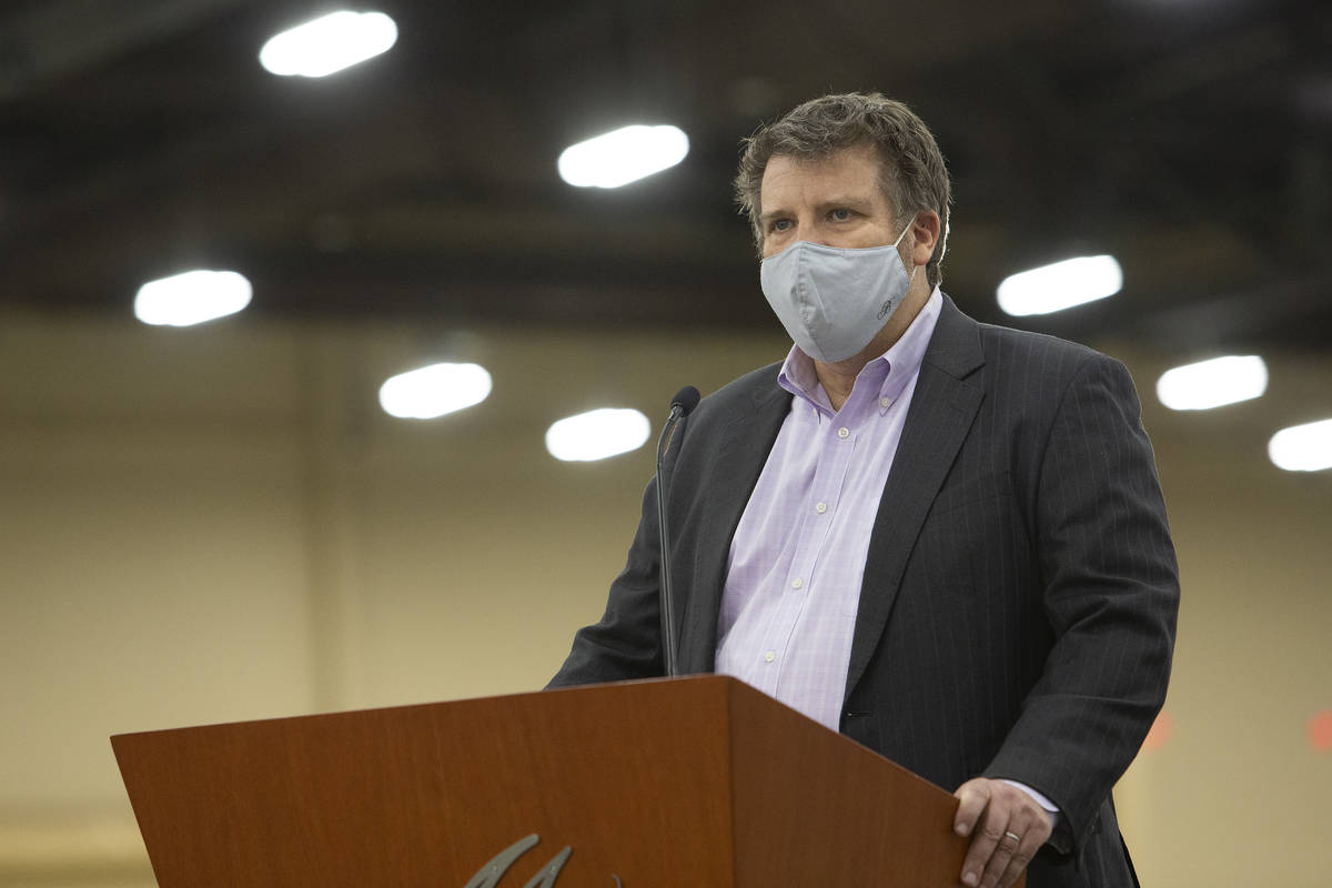 John McManus, MGM’s executive vice president, general counsel and secretary, gives an update ...