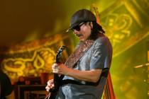 Carlos Santana performs at the Hard Rock Hotel in Las Vegas in 2010. (Las Vegas Review-Journal)