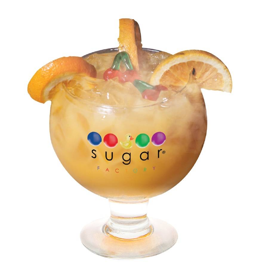 The Smoking Mimosa Goblet at the Sugar Factory at Fashion Show mall. (Sugar Factory)