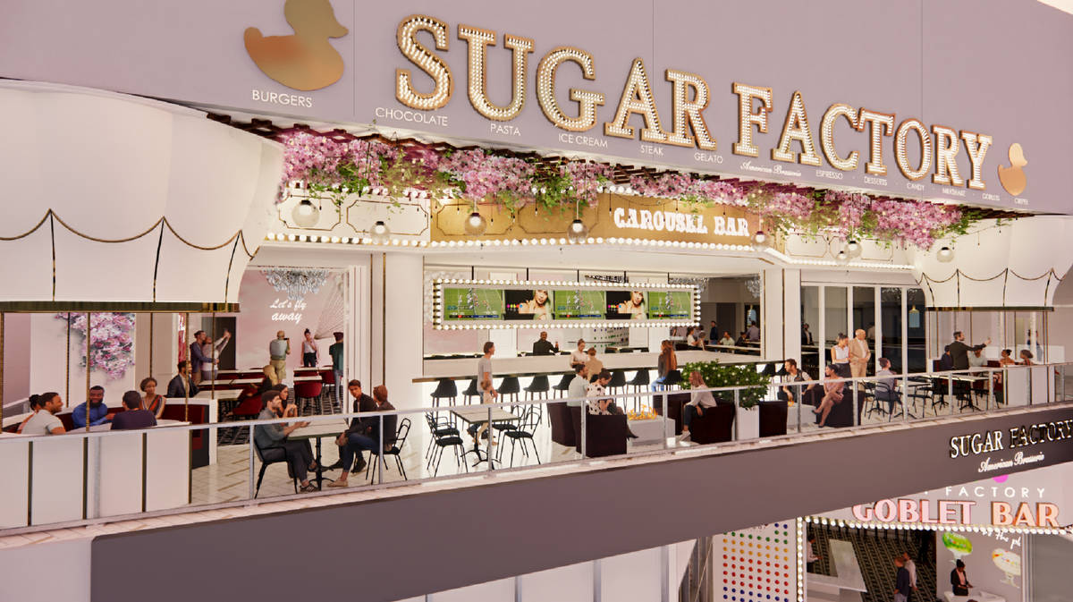 Sugar Factory has announced plans to open a location in Harmon Corner