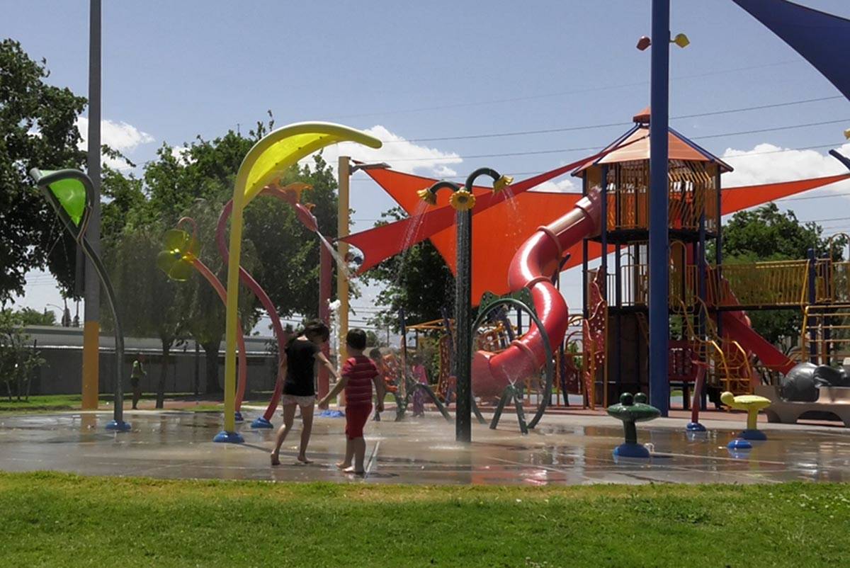 Splash pads open in Las Vegas parks Local Las Vegas Local