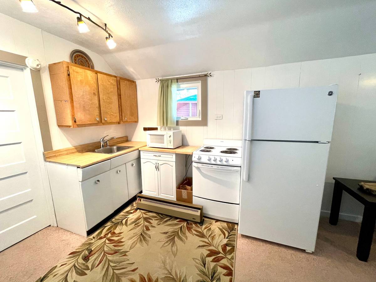 The kitchen of 4620 Aspen Avenue. (Katie Corr)