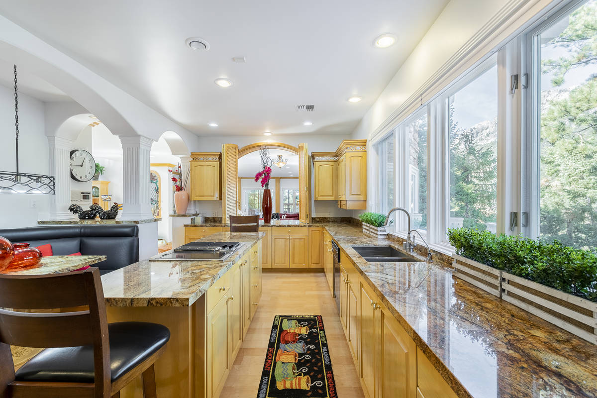 The kitchen of 4194 Matterhorn Way. (Tamara Abu-Huntash)