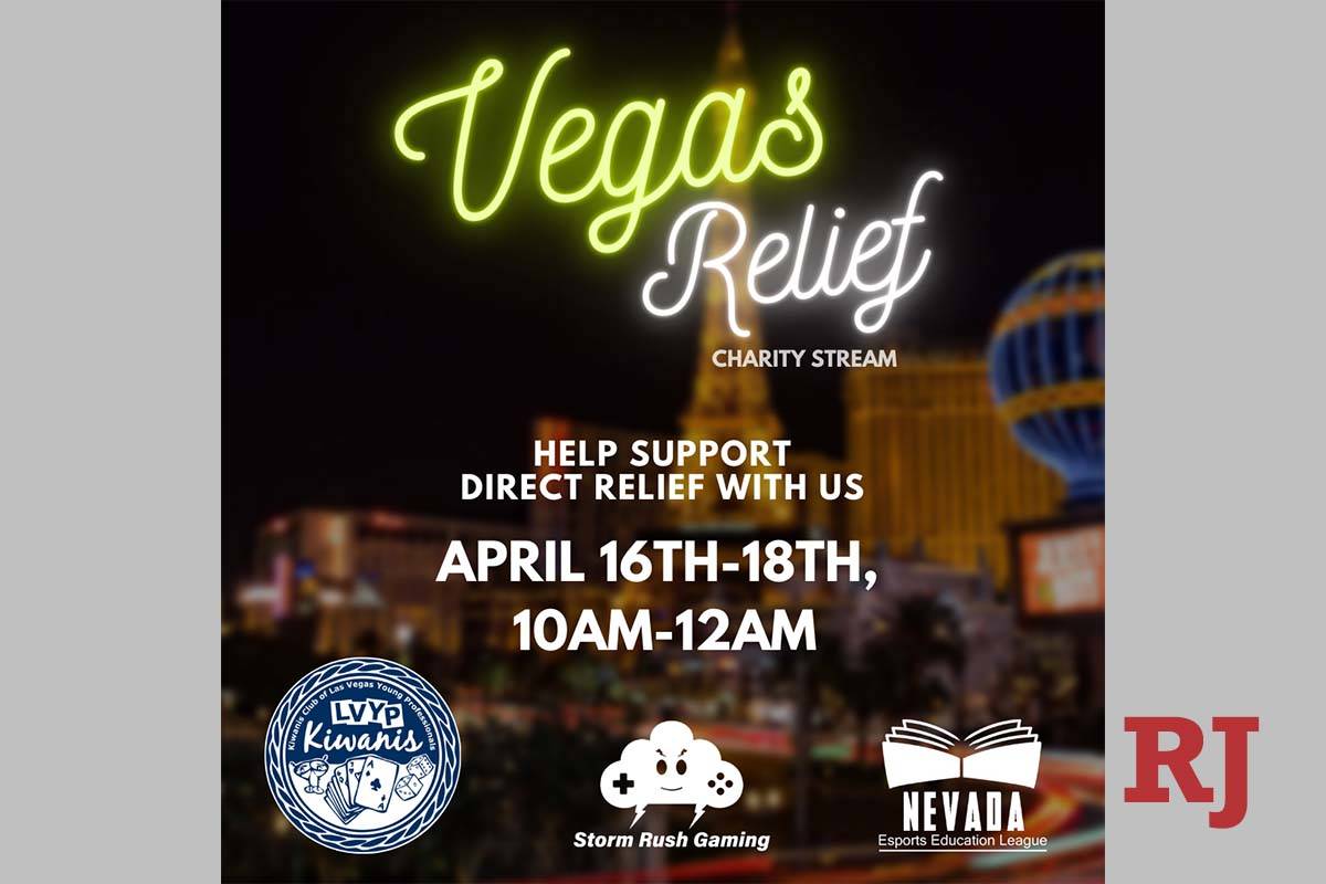 The Vegas Relief fundraiser raised more than $1,500. (Salvador Villa)