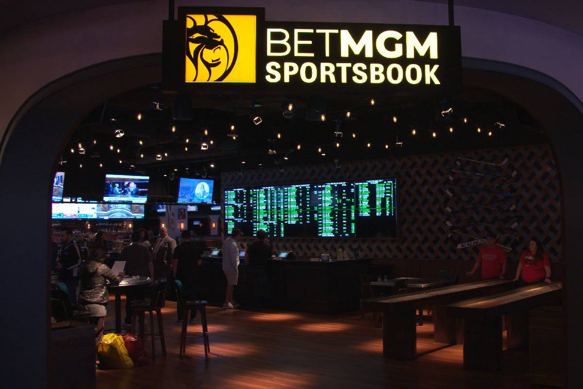 London-based Entain PLC, a British sports wagering company partnering with MGM Resorts Internat ...