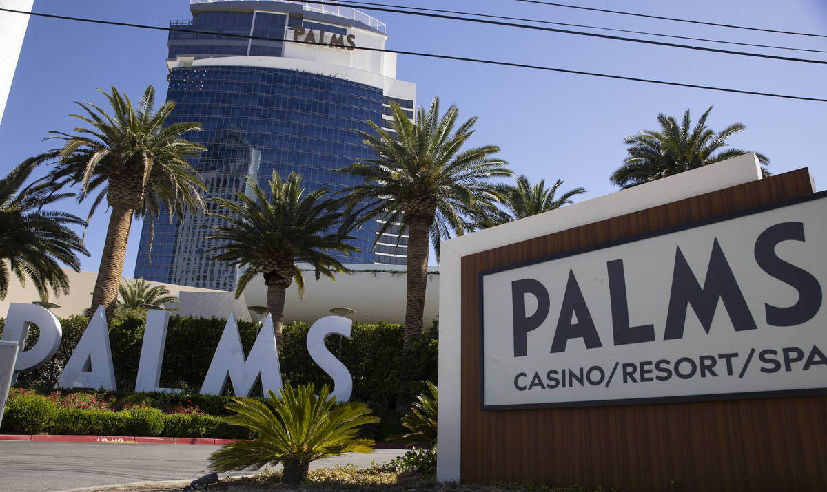 The Palms hotel-casino in Las Vegas, Tuesday, May 4, 2021. (Erik Verduzco / Las Vegas Review-Jo ...