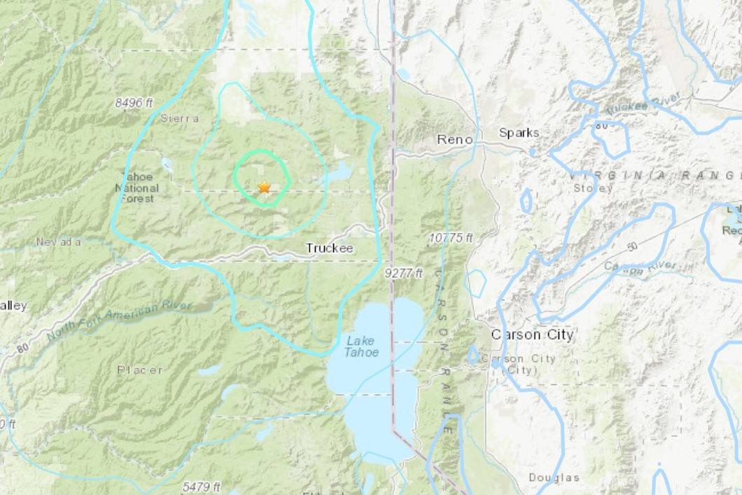 Reno area rattled by evening earthquake Local Nevada Local